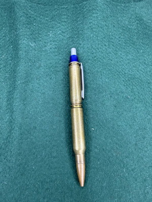 Handmade pen from bullet casings used