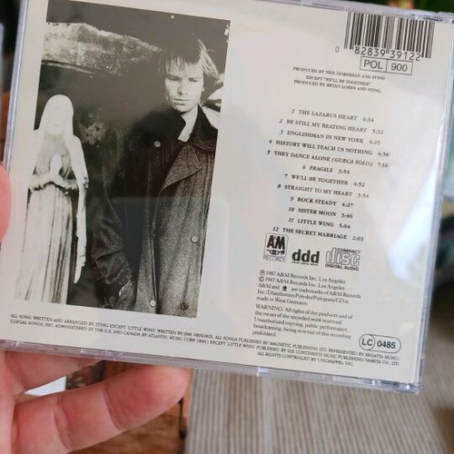 Sting Nothing Like The Sun CD used