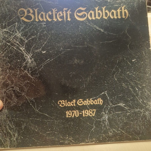 Black Sabbath Blackest Sabbath 2xLP used, 1st Greek pressing 1989