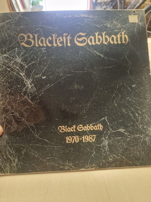 Black Sabbath Blackest Sabbath 2xLP used, 1st Greek pressing 1989