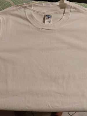 T-shirt Gildan heavy cotton λευκό μέγεθος S σετ 3 ολοκαίνουργια