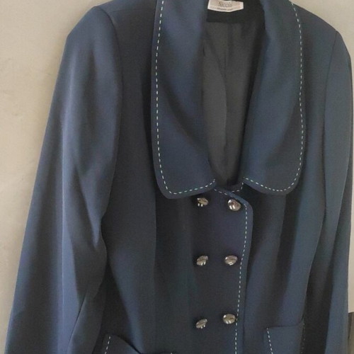 Olympic Air Flight Attendant Jacket by Nicolas, navy blue