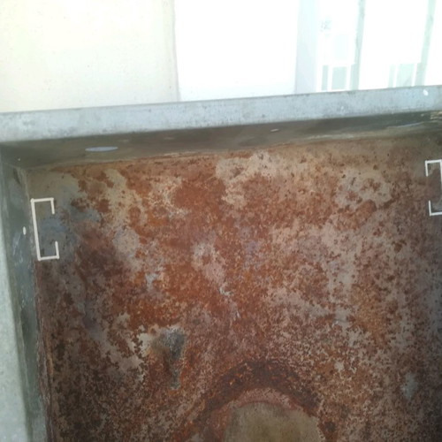 Galvanized grill used 1.40x40 with light rust