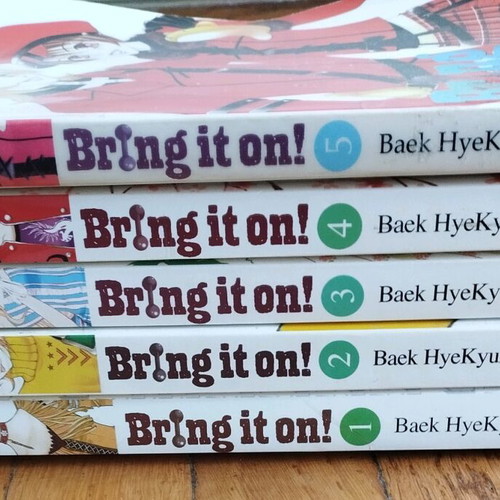 Bring It On! used manga pack of 5 volumes