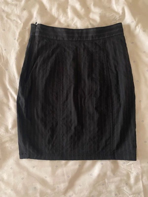 Versace Jeans mini skirt like new, black and gray