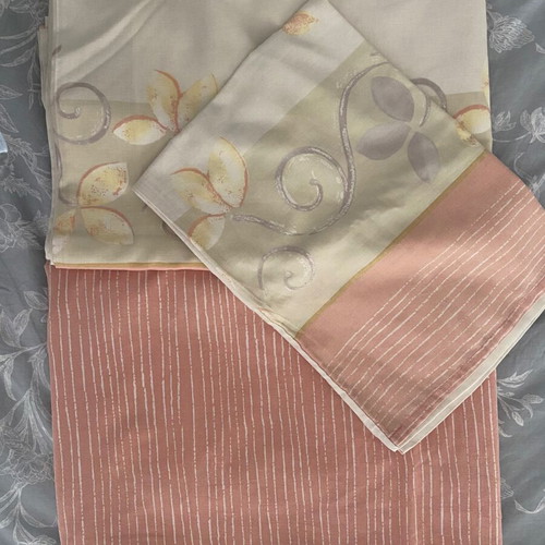 Cotton single bed sheet set like new, size 1.50x2.40m with pillowcase