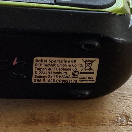Rollei Sportsline waterproof compact camera used, ideal for extreme sports