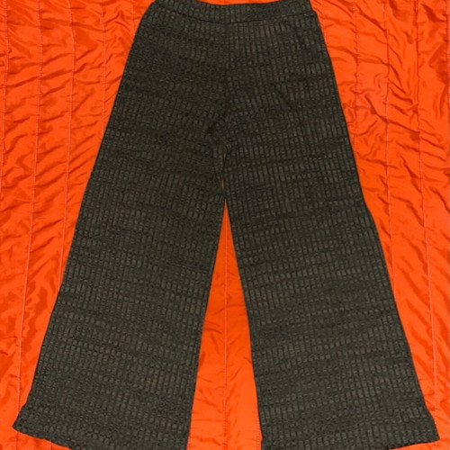 Pull & Bear wide stretch trousers, grey, size M