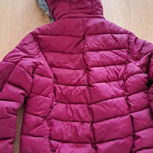 District75 women's jacket used, burgundy, size M with removable hood