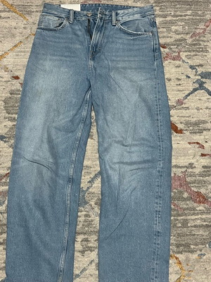 Loose jeans H&M like new, turquoise, size 29-32