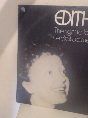 Edith Piaf Le Droit d'Aimer 2LP used, EMI 1974