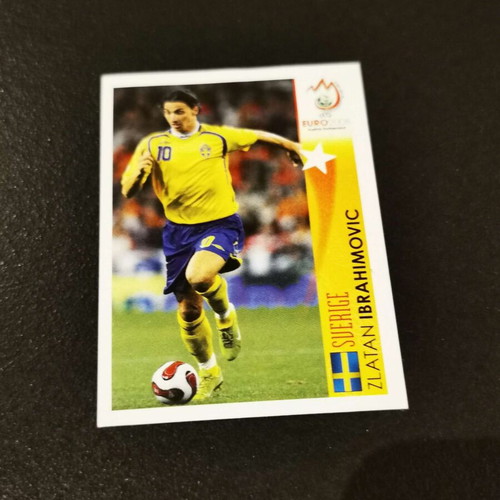 Zlatan Ibrahimovic Panini UEFA Euro 2008 Trading Card new