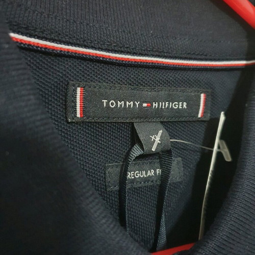 Tommy Hilfiger Polo T-shirt new, size XL, white and blue