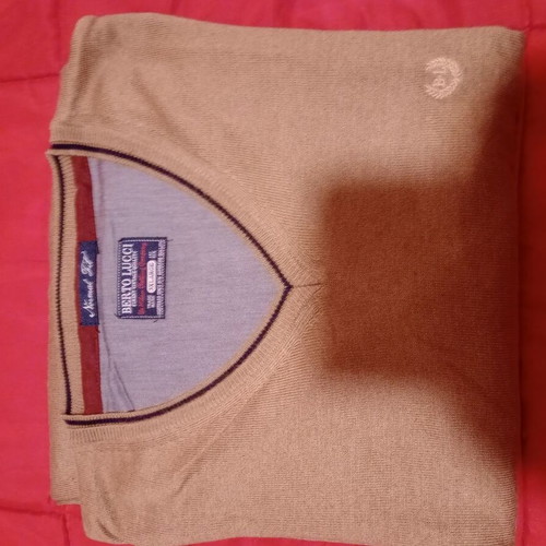 Berto Lucci beige long-sleeve shirt like new