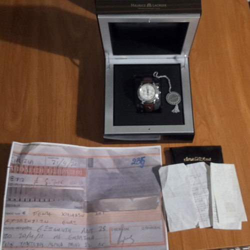 Maurice Lacroix Masterpiece Flyback Aviator chronograph like new