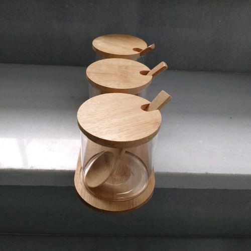 Storage container set of 3 new for coffee, sugar, tea