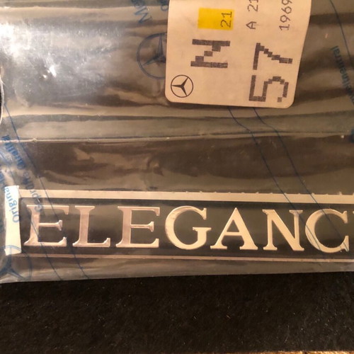 Mercedes Elegance decorative emblem new, original