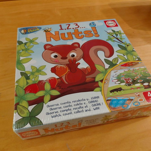 Educa 1,2,3...Nuts! board game new