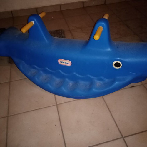 Little Tikes plastic children's rocking whale like new