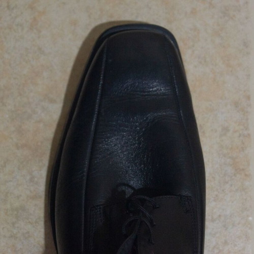 Black used scarponi shoes size 45