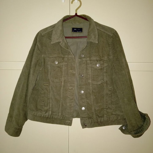 Marks & Spencer khaki corduroy jacket XL used, 100% cotton