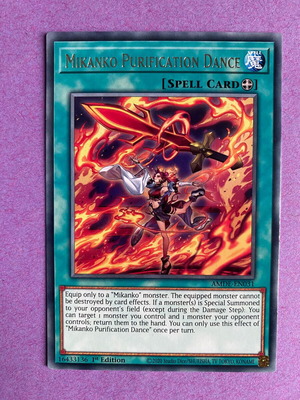 Mikanko Purification Dance Yu-Gi-Oh! κάρτα 1st Edition σαν καινούργια