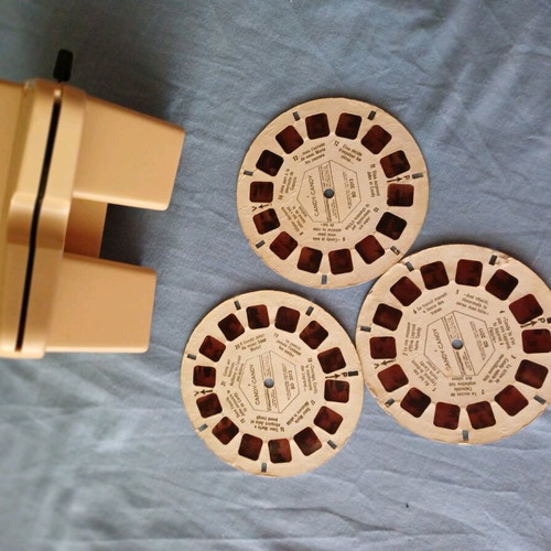Stereo-Rama View-Master vintage 1950s-1960s like new with 3 reels