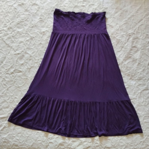 Strapless TCM dress used, purple, size 40/42