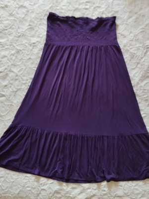 Strapless TCM dress used, purple, size 40/42