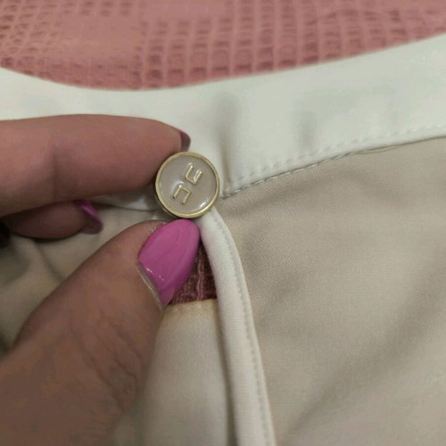 Elisabetta Franchi women's dress like new, size L, white-beige