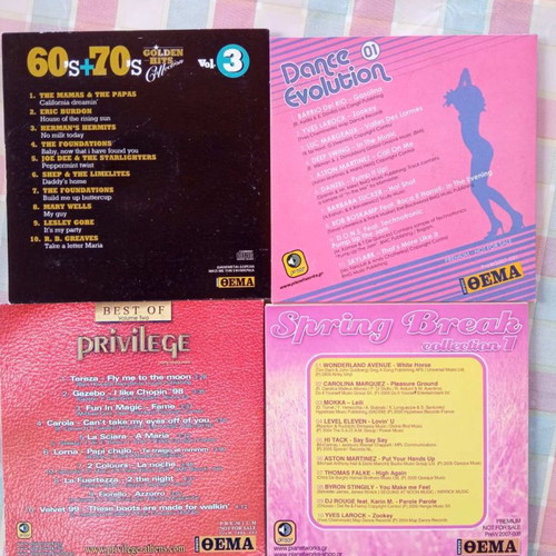 CDs pack of 4 with vintage songs like new