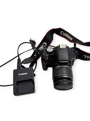 Canon 500D EOS camera used with 18-55mm kit lens