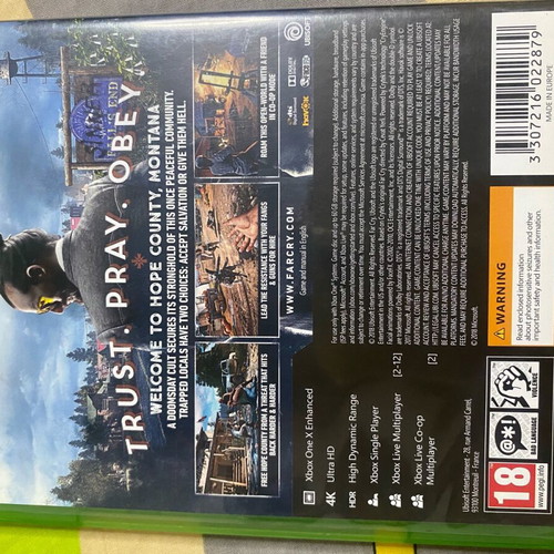 Far Cry 5 for Xbox One like new