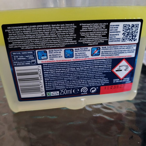 Finish dishwasher cleaner new
