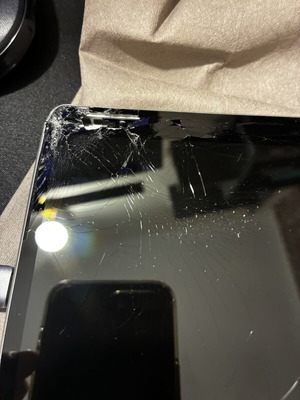 Microsoft Surface Pro 11th Edition used with broken screen, 16GB RAM, 256GB SSD