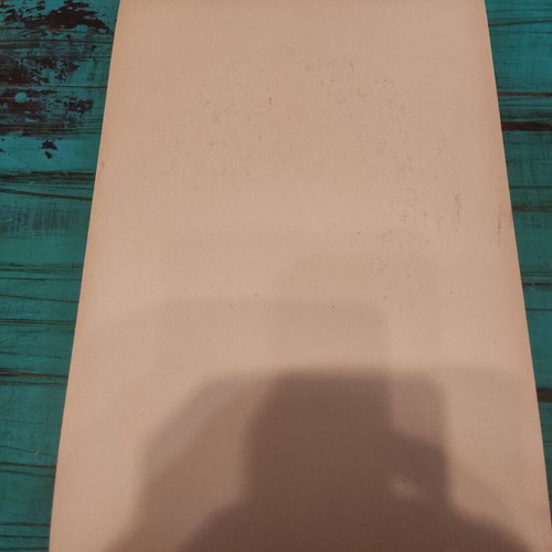 Loustre vintage thick cardboard poster