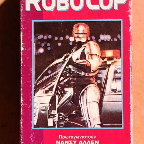 Robocop videocassette like new