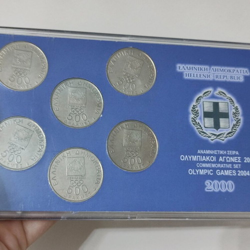 500 Drachma 2004 Olympic Games Athens collection used