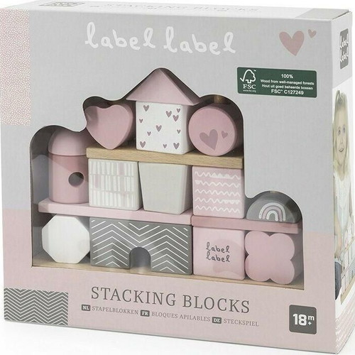 Label Label stacking blocks used