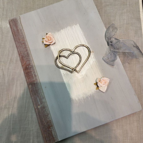 Wedding and Baptism Guestbook handmade wooden new
