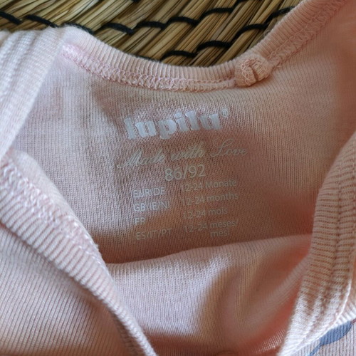 Long-sleeve bodysuits used, set of 2, 12-24 months, size 86-92 cm