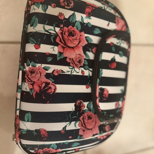 Cosmetic bag like new, multicolored
