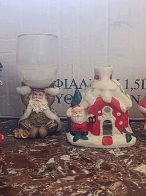 Christmas decorations pack like new, ceramic