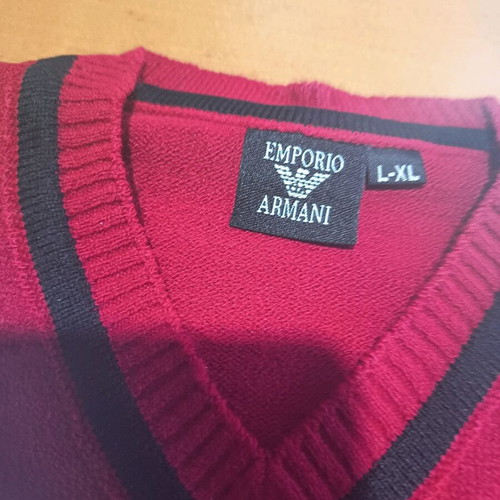Emporio Armani sweater new, red, size L-XL