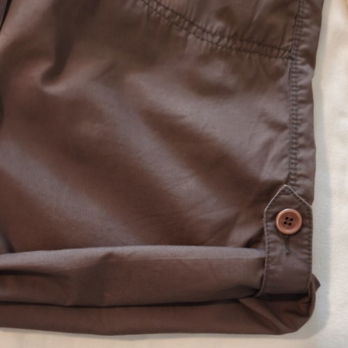 DKNY women's cotton bermuda shorts used, size 42, brown