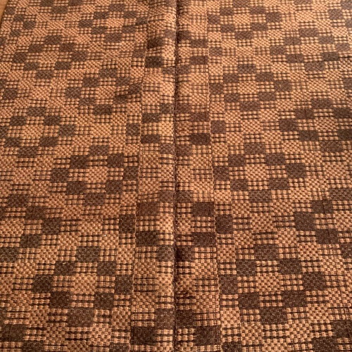 Machine-made wool rugs new with fringes and geometric patterns