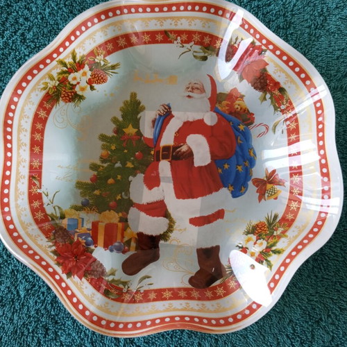 Christmas plate and cup set new