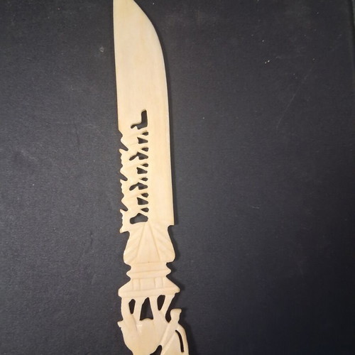 Letter opener camel bone used, good condition