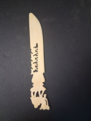 Letter opener camel bone used, good condition