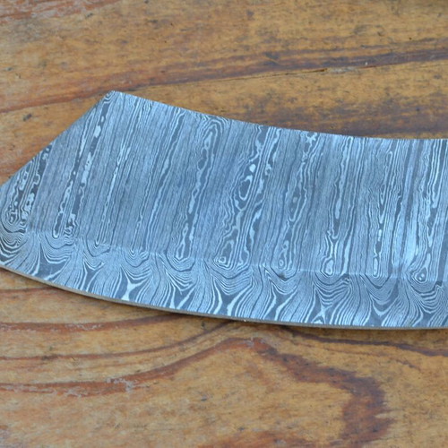 Damascus hand forged kitchen chef cleaver with buffalo horn handle, Eagle Collection 5760